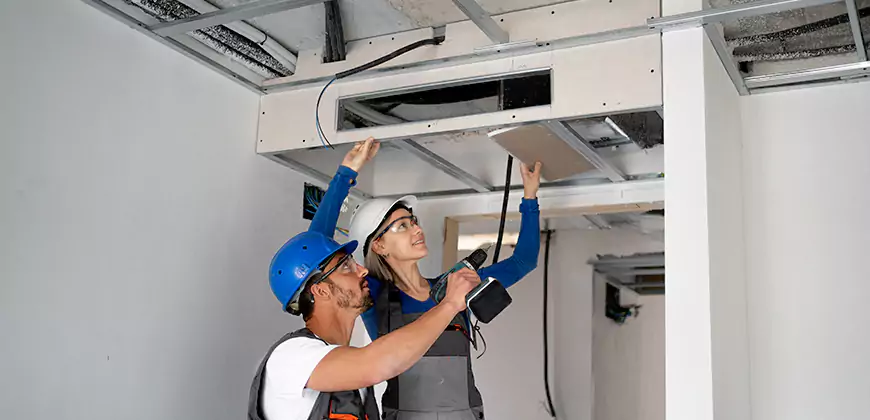 Duct Insulation and Condensation Repair in Clinton Township