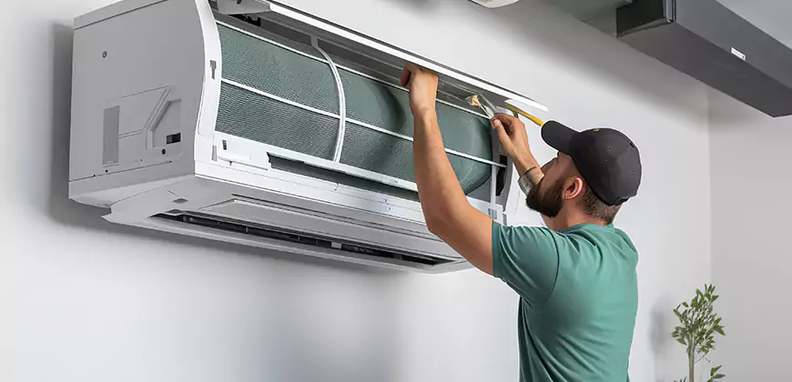 Bathroom and Small Space Ductless Installation in Clinton Township